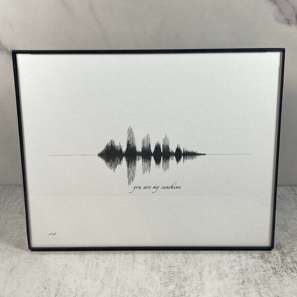 You Are My Sunshine Soundwave 8x10 Contemporary Frame - Picture 1 of 4